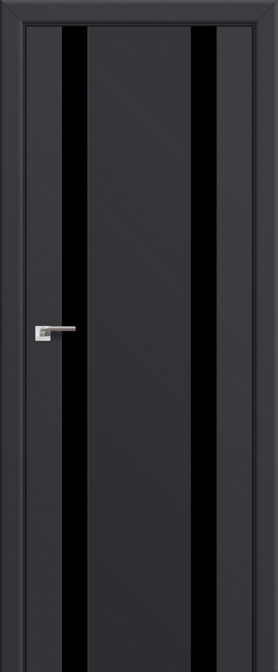 межкомнатные двери  Profil Doors 63U чёрный антрацит