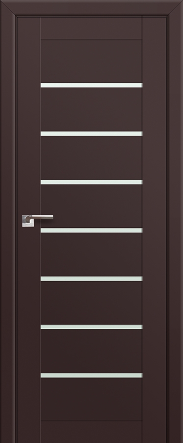 межкомнатные двери  Profil Doors 71U  тёмно-коричневые