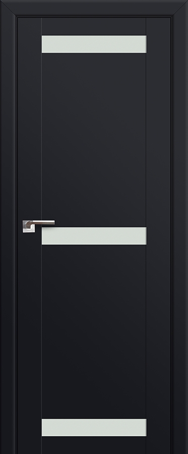 межкомнатные двери  Profil Doors 75U чёрный seidenmatt
