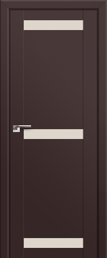 межкомнатные двери  Profil Doors 75U перламутровый тёмно-коричневые