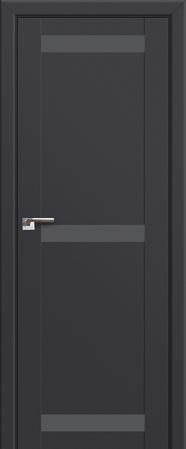 межкомнатные двери  Profil Doors 75U серебряный антрацит