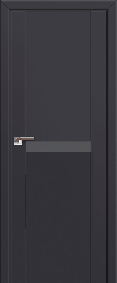 межкомнатные двери  Profil Doors 86U серебряный антрацит