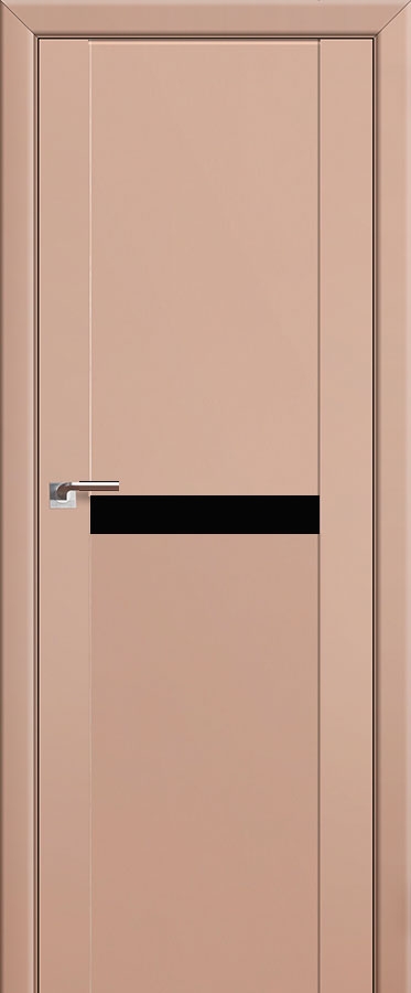 межкомнатные двери  Profil Doors 86U чёрный капучино сатинат