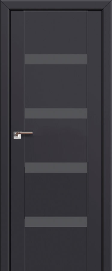 межкомнатные двери  Profil Doors 88U серебряный антрацит