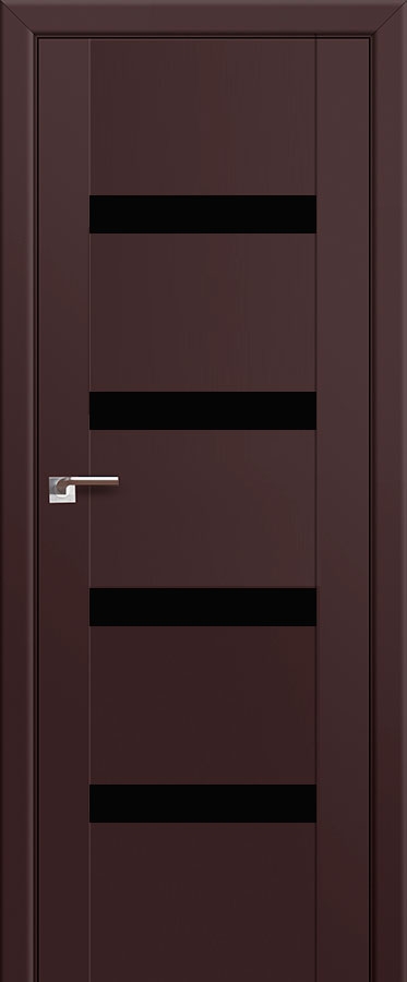 межкомнатные двери  Profil Doors 88U чёрный тёмно-коричневые
