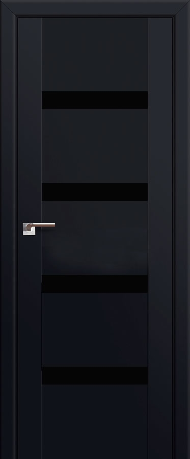 межкомнатные двери  Profil Doors 88U чёрный чёрный seidenmatt