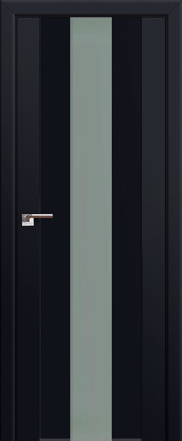 межкомнатные двери  Profil Doors 89U серебряный чёрный seidenmatt