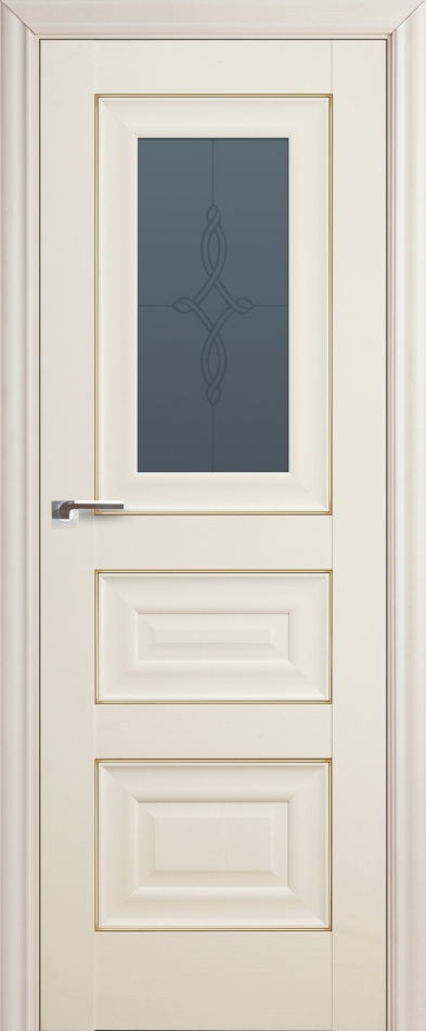 межкомнатные двери  Profil Doors 26X гравировка Узор эш вайт