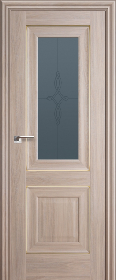 межкомнатные двери  Profil Doors 28X гравировка Узор орех пекан