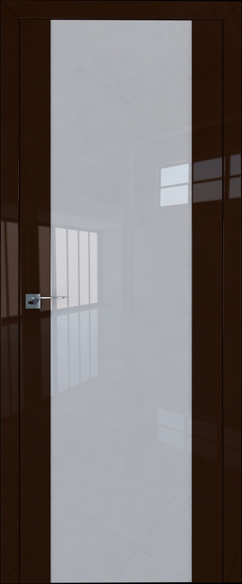 межкомнатные двери  Profil Doors 8L белый триплекс терра глянец