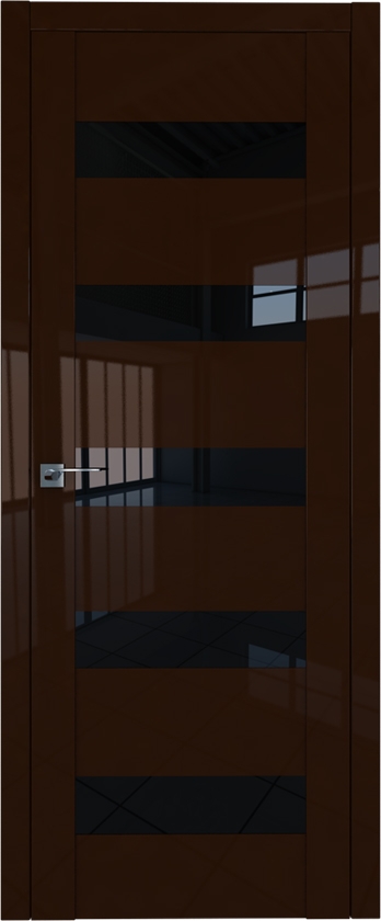 межкомнатные двери  Profil Doors 29L чёрный триплекс терра глянец