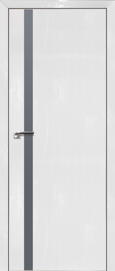 межкомнатные двери  Profil Doors 6STK серебро Pine White глянец