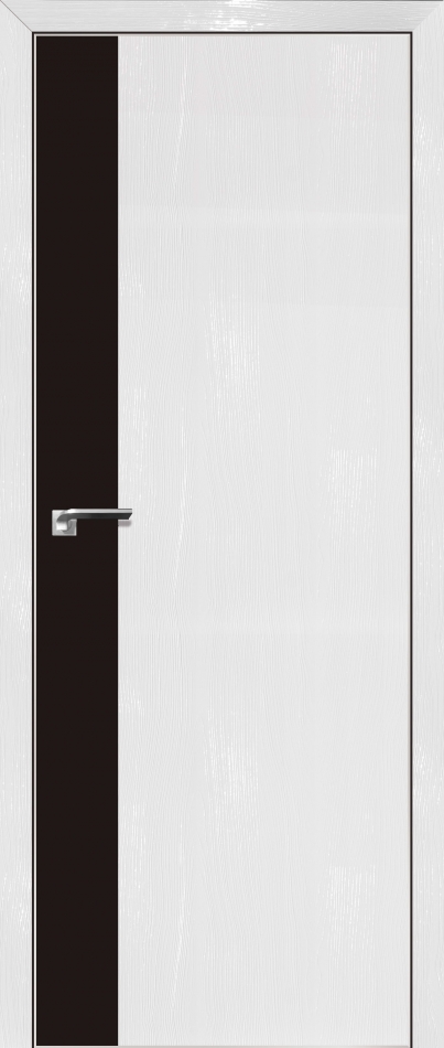 межкомнатные двери  Profil Doors 14STK тёмно-коричневый Pine White глянец