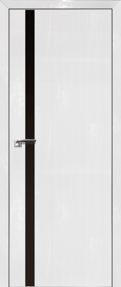 межкомнатные двери  Profil Doors 6STK чёрное Pine White глянец