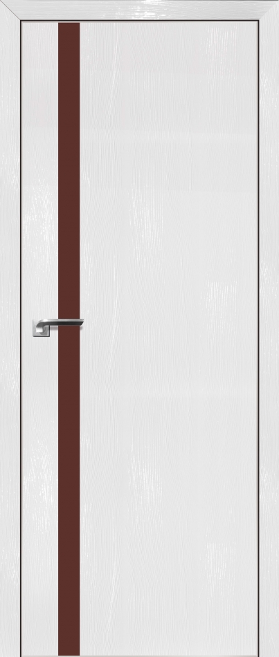 межкомнатные двери  Profil Doors 6STK коричневое Pine White глянец