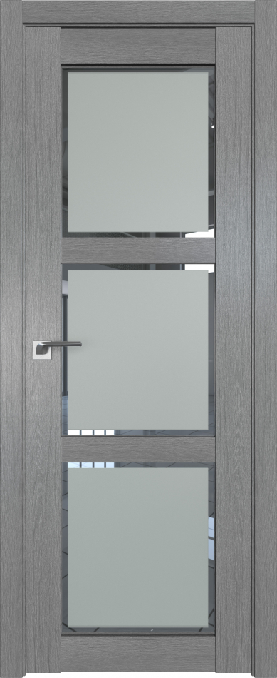 межкомнатные двери  Profil Doors 2.13XN Square грувд серый