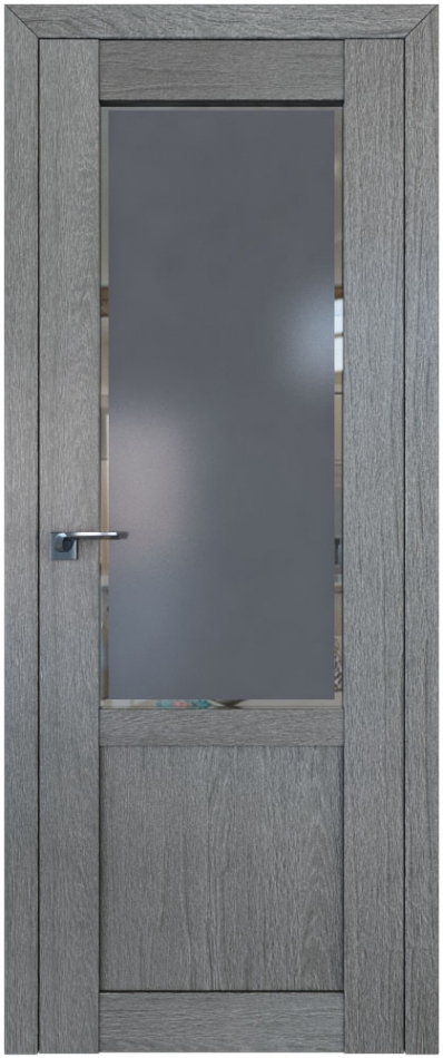 межкомнатные двери  Profil Doors 2.17XN Square графит грувд серый