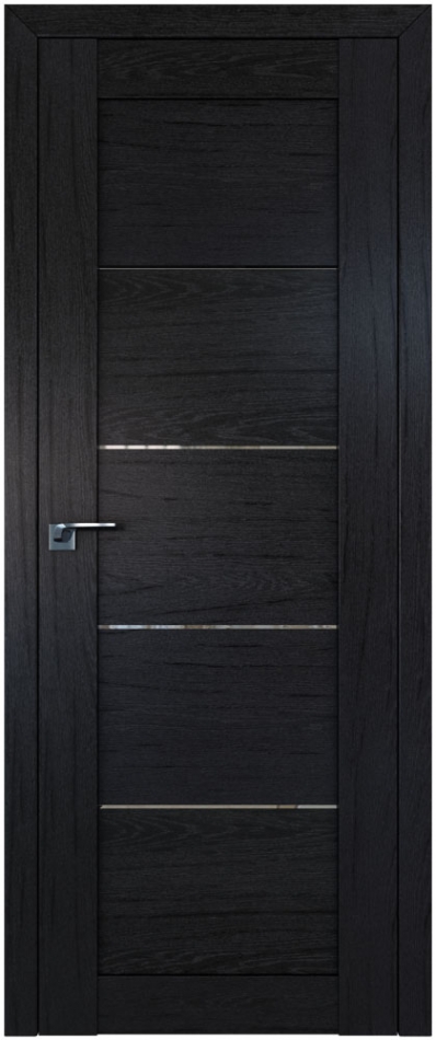 межкомнатные двери  Profil Doors 2.11XN прозрачное дарк браун