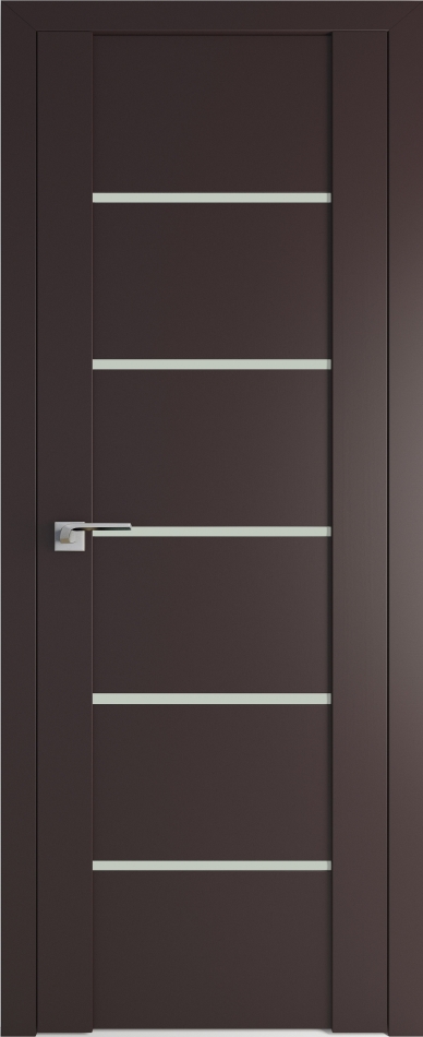 межкомнатные двери  Profil Doors 99U мателюкс тёмно-коричневые