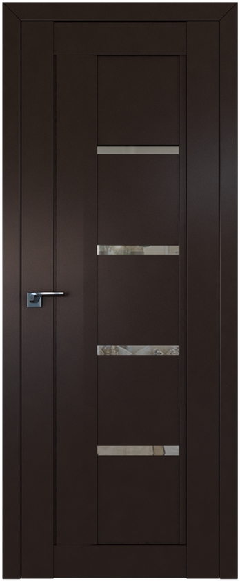 межкомнатные двери  Profil Doors 2.08U тёмно-коричневые