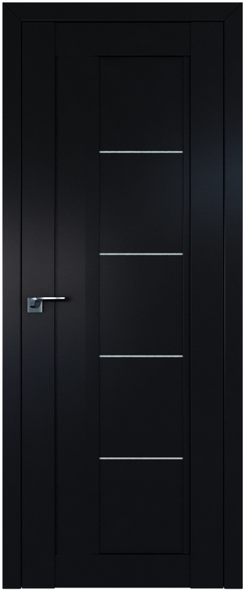 межкомнатные двери  Profil Doors 2.10U чёрный seidenmatt
