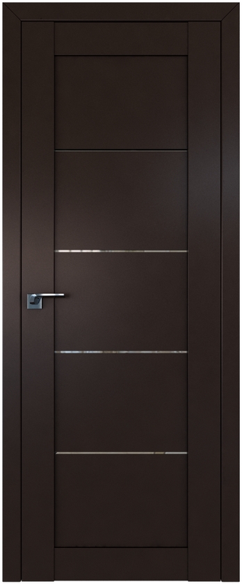 межкомнатные двери  Profil Doors 2.11U тёмно-коричневые