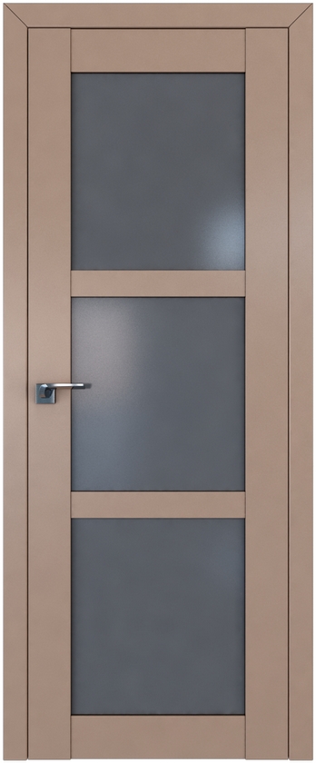 межкомнатные двери  Profil Doors 2.13U графит капучино сатинат