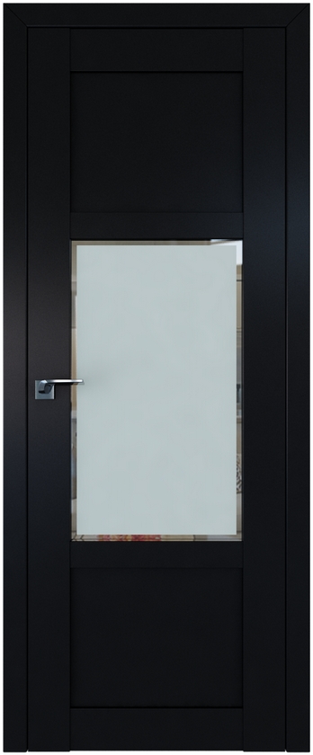 межкомнатные двери  Profil Doors 2.15U Square чёрный seidenmatt