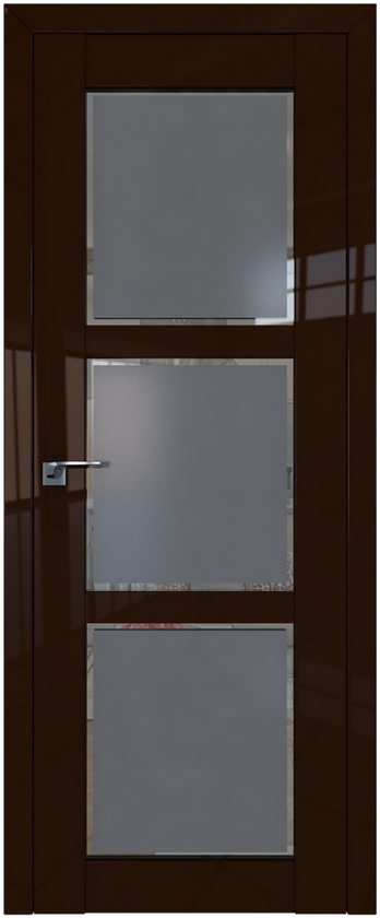 межкомнатные двери  Profil Doors 2.13L Square графит терра глянец