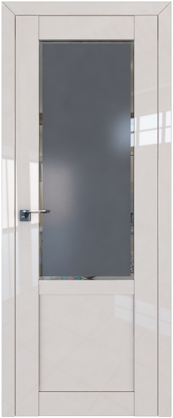 межкомнатные двери  Profil Doors 2.17L Square графит магнолия глянец