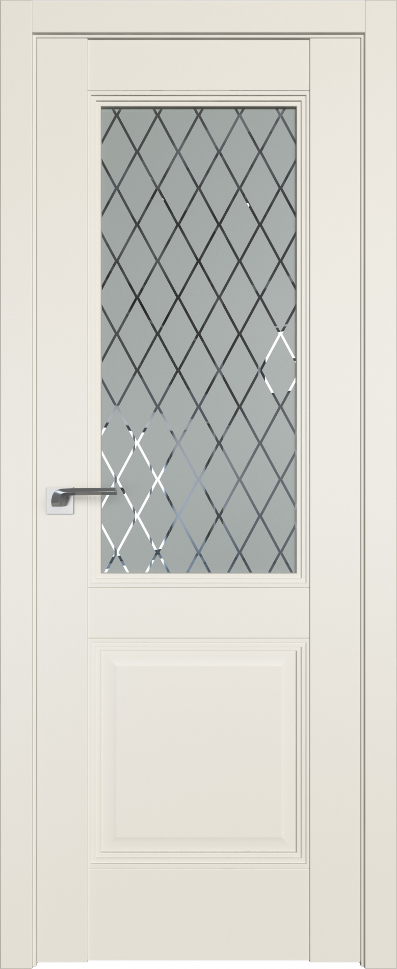 Profil Doors 67.2U стекло Ромб магнолия