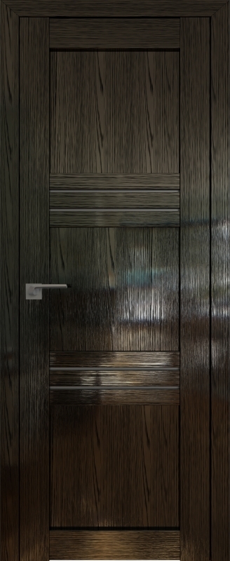 межкомнатные двери  Profil Doors 2.57STP остекление Pine Black глянец