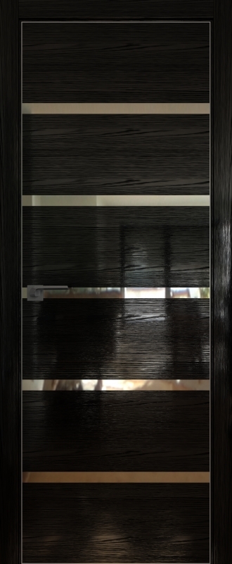 межкомнатные двери  Profil Doors 13STK Pine Black глянец