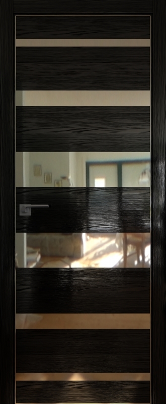 межкомнатные двери  Profil Doors 18STK Pine Black глянец