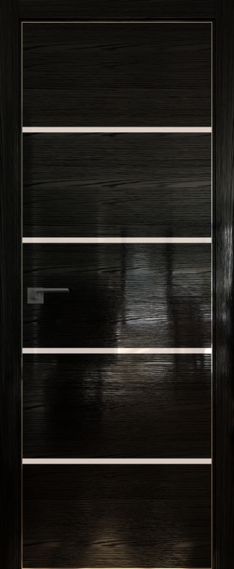 межкомнатные двери  Profil Doors 20STK  белое Pine Black глянец
