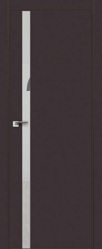 межкомнатные двери  Profil Doors 6E ABS тёмно-коричневые