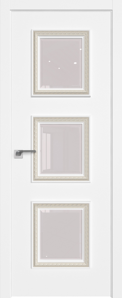 межкомнатные двери  Profil Doors 65SMK ABS фацет 4мм белый матовый