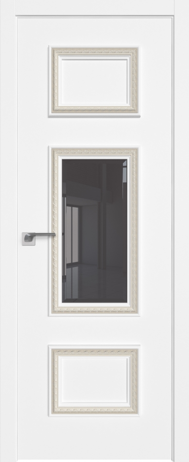 межкомнатные двери  Profil Doors 67SMK ABS фацет 4мм белый матовый