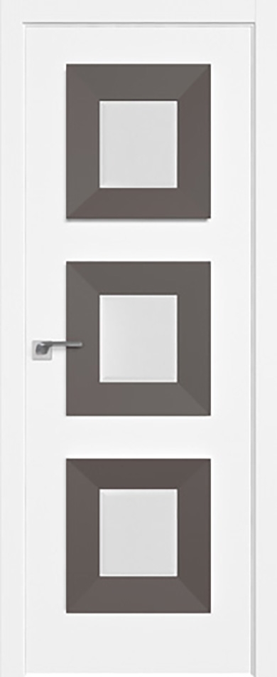 межкомнатные двери  Profil Doors 75SMK ABS кожа белый матовый