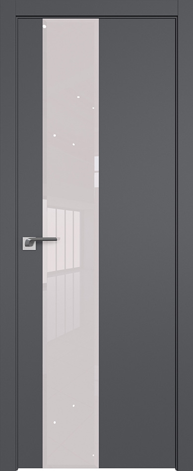 межкомнатные двери  Profil Doors 5SMK фацет 4мм серый матовый
