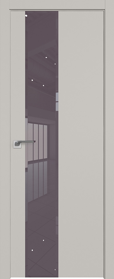 межкомнатные двери  Profil Doors 5SMK фацет 4мм галька матовый