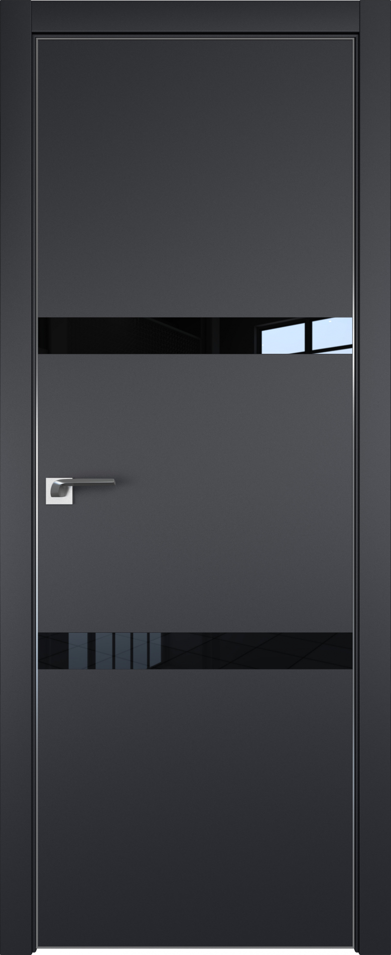 межкомнатные двери  Profil Doors 30E чёрный матовый