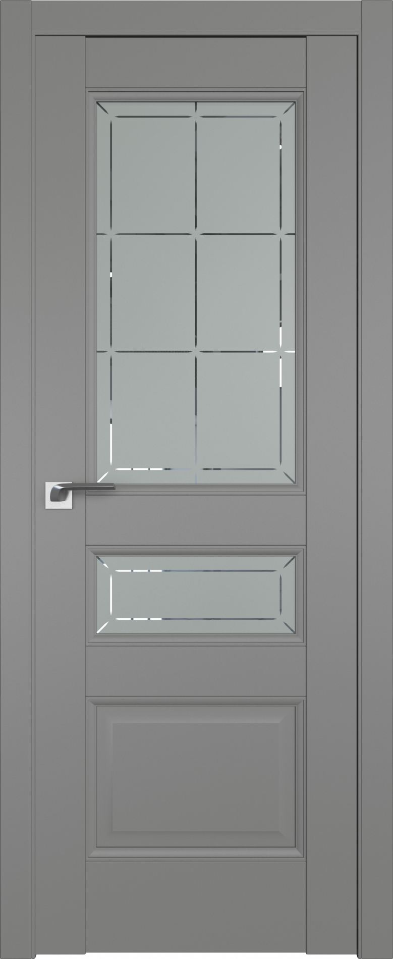межкомнатные двери  Profil Doors 94U гравировка 1 грей