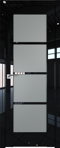   	Profil Doors 119L стекло чёрный глянец