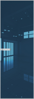   	Profil Doors AGN-1 зеркало голубое