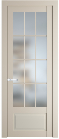   	Profil Doors 2.2.2 (р.12) PD со стеклом кремовая магнолия