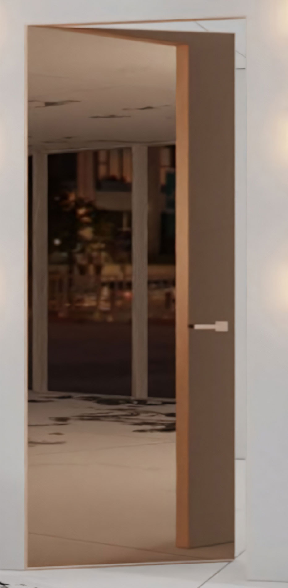 скрытые двери  Profil Doors 0 SE.O Reverse зеркало