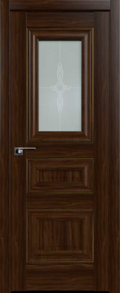 межкомнатные двери  Profil Doors 26X матирование Узор орех амари