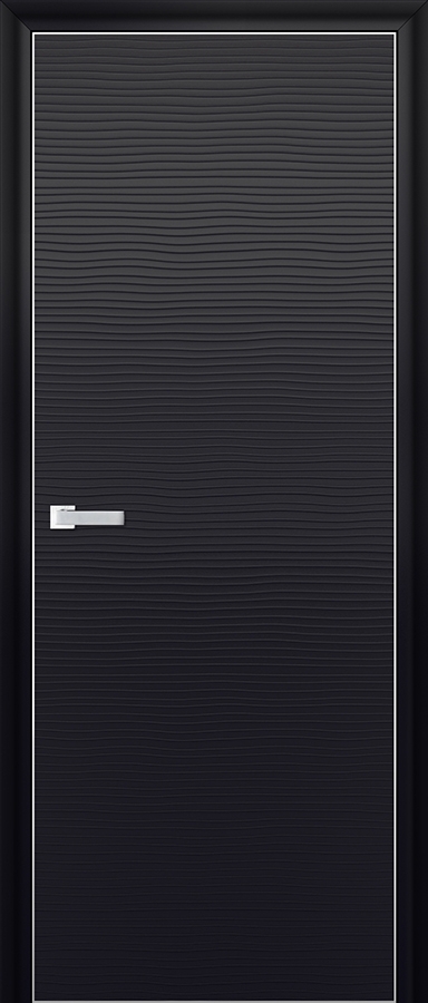 межкомнатные двери  Profil Doors 1D чёрная волна