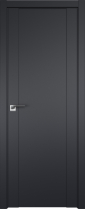 межкомнатные двери  Profil Doors 20U чёрный seidenmatt